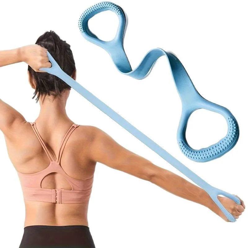 Pilates Yoga Board - Fitness Workout Resistance Band Arm Back