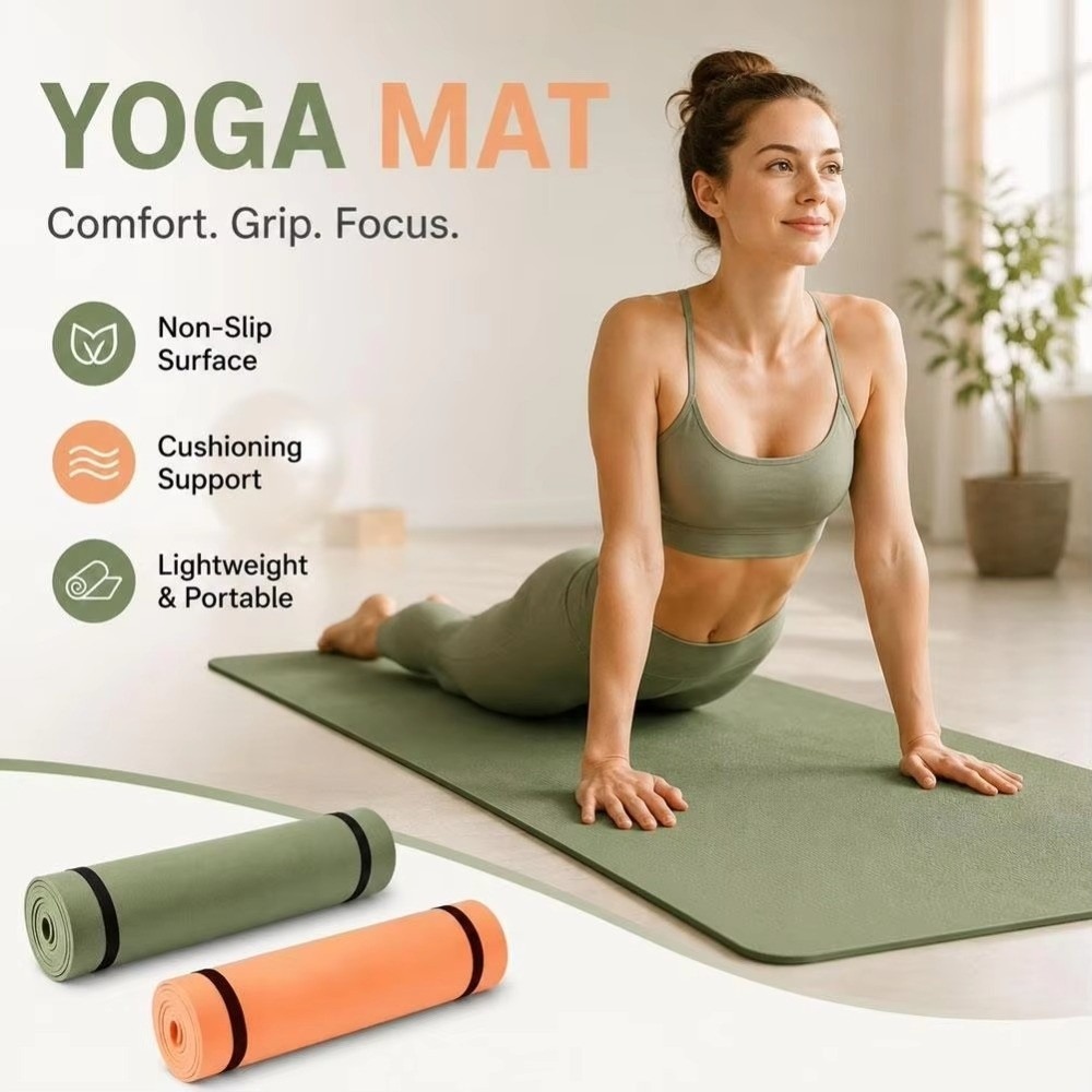 180×50cm Multicolor EVA Non-Sl - Pilates Yoga Mat Workout 评论和价格