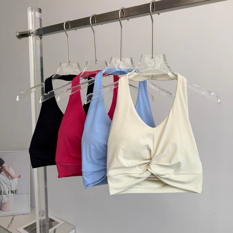 Halter Twist Sports Bra Women  - Pilates Yoga Top 评论和价格