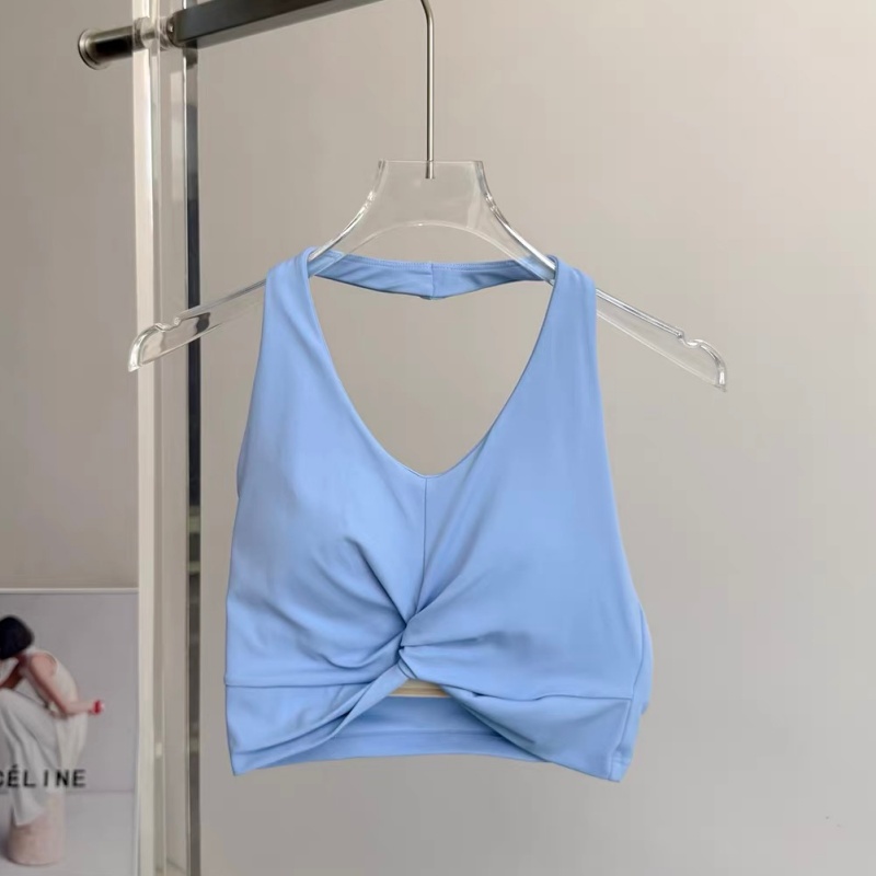 Halter Twist Sports Bra Women  - Pilates Yoga Top 评论和价格