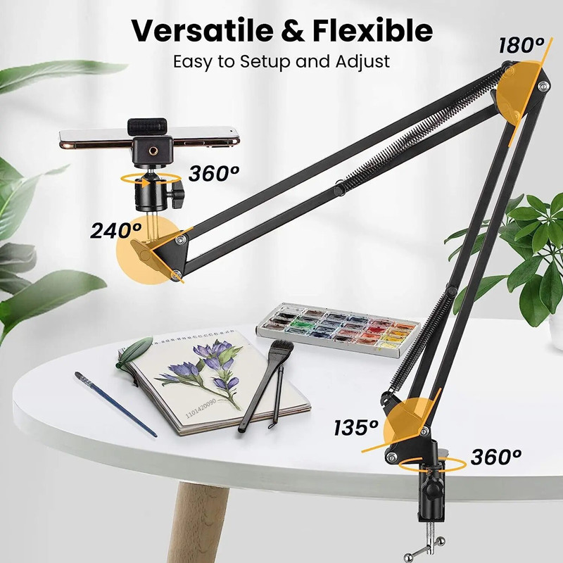 Flexible Arm Tripod For Phone  - Inversion Table Fold 评论和价格