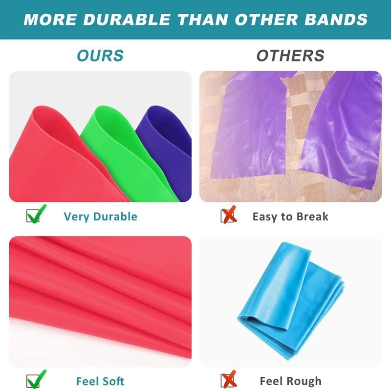 Natural Latex Resistance Bands - Pilates Yoga Board 评论和价格