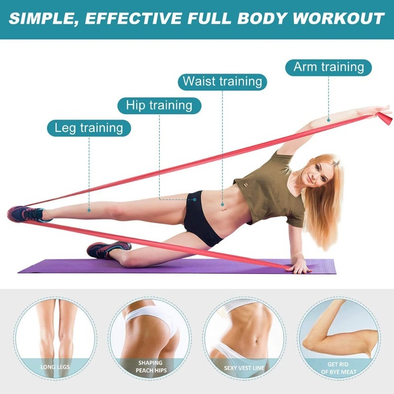 Natural Latex Resistance Bands - Pilates Yoga Board 评论和价格