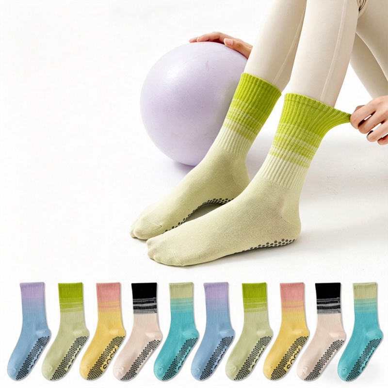 Dreamlikelin 1 Pair Women's Mi - Pilates Yoga Grip Socks 评论和价格