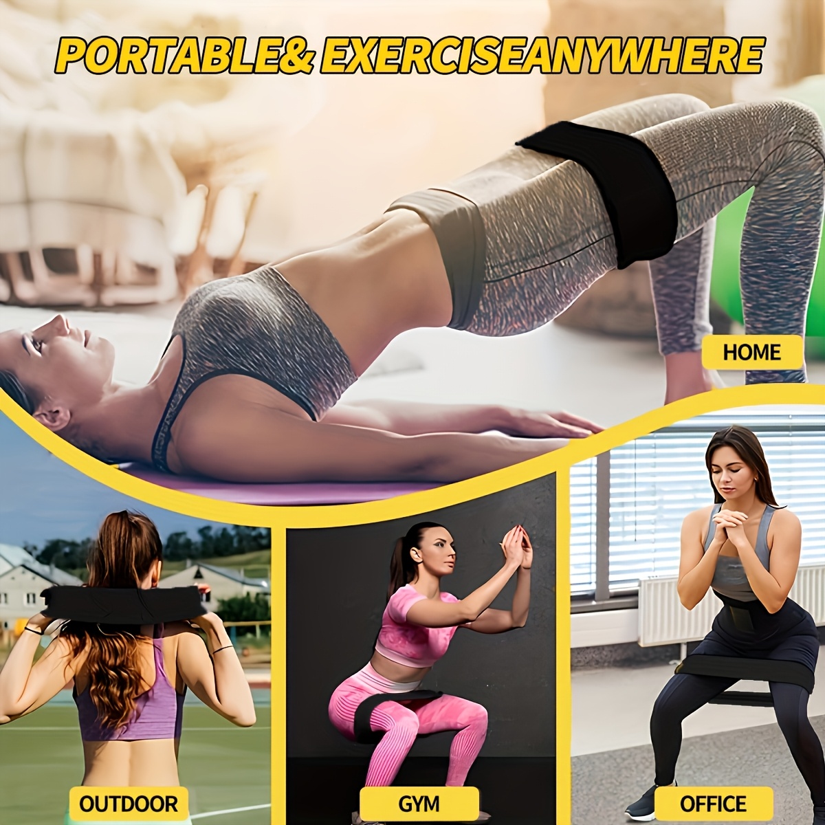 3PCS Resistance Bands Set, Ela - Pilates Yoga Board 评论和价格