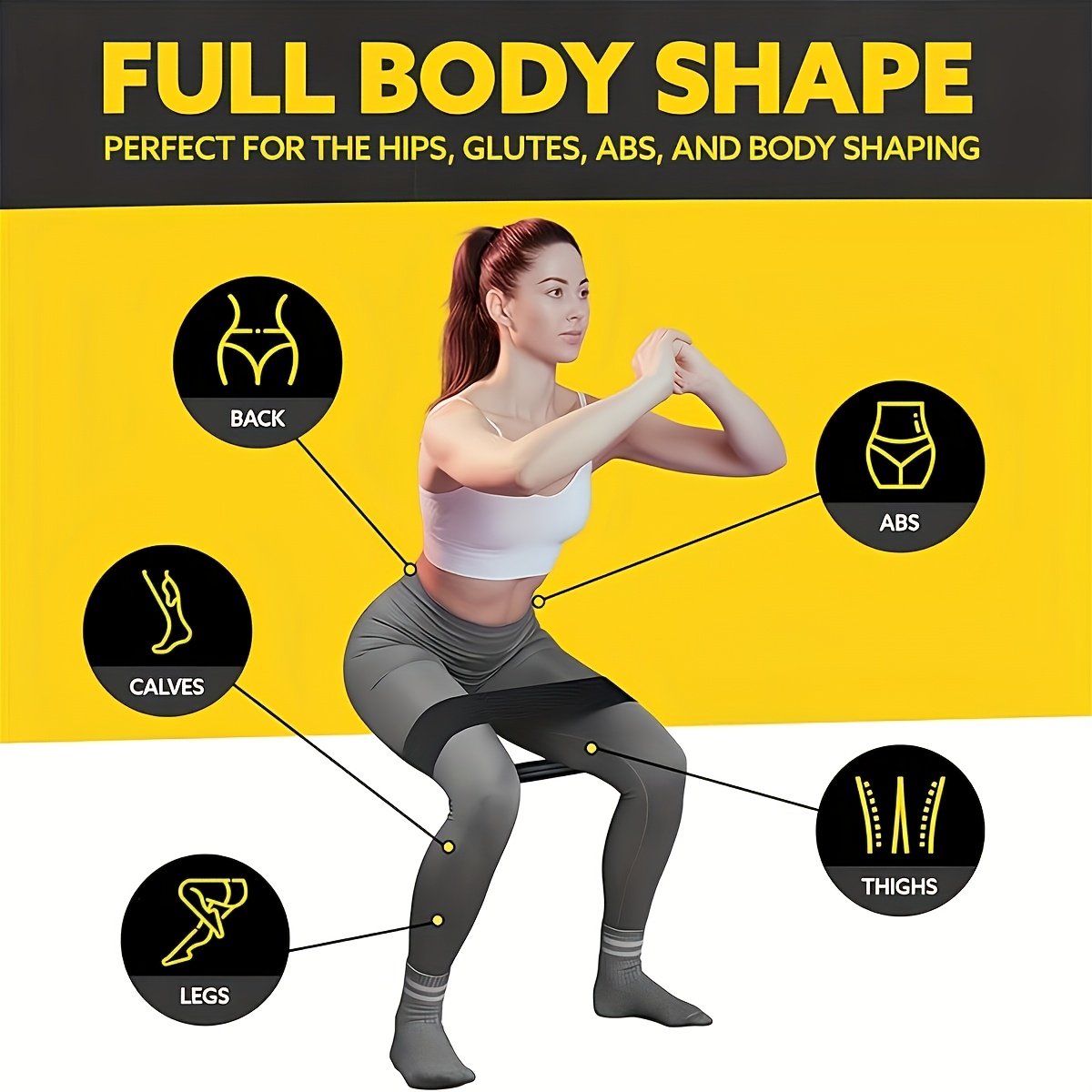 3PCS Resistance Bands Set, Ela - Pilates Yoga Board 评论和价格