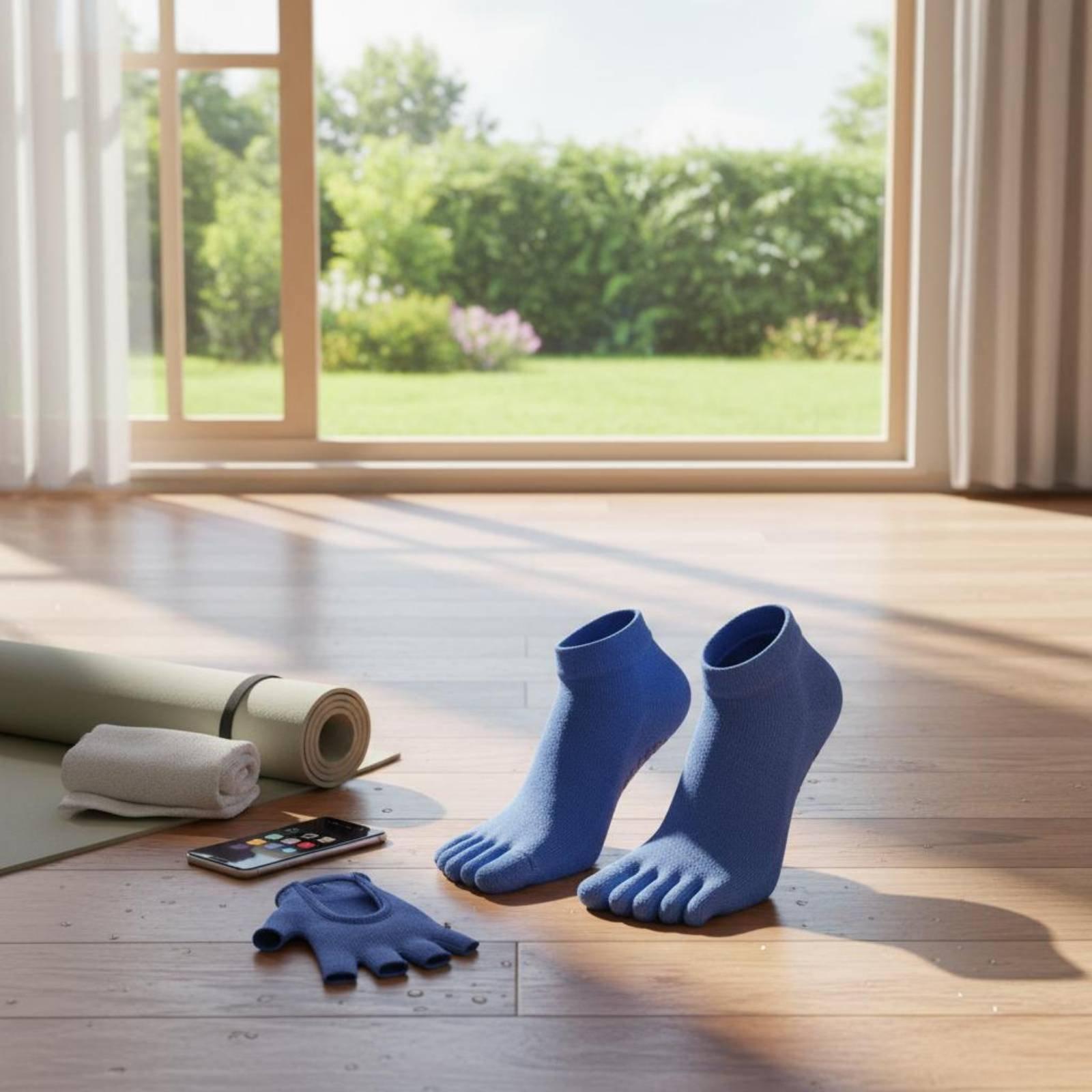 Anti-slip Sport Socks for Wome - Pilates Yoga Grip Socks 评论和价格