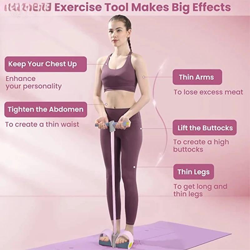 New 4-Tube Resistance Bands Yo - Pilates Yoga Board 评论和价格