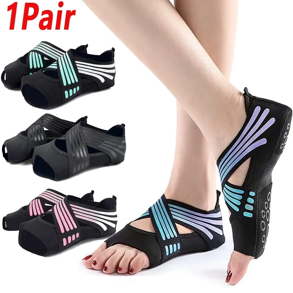 1Pair Professional Non-slip Gy - Pilates Yoga Grip Socks 评论和价格