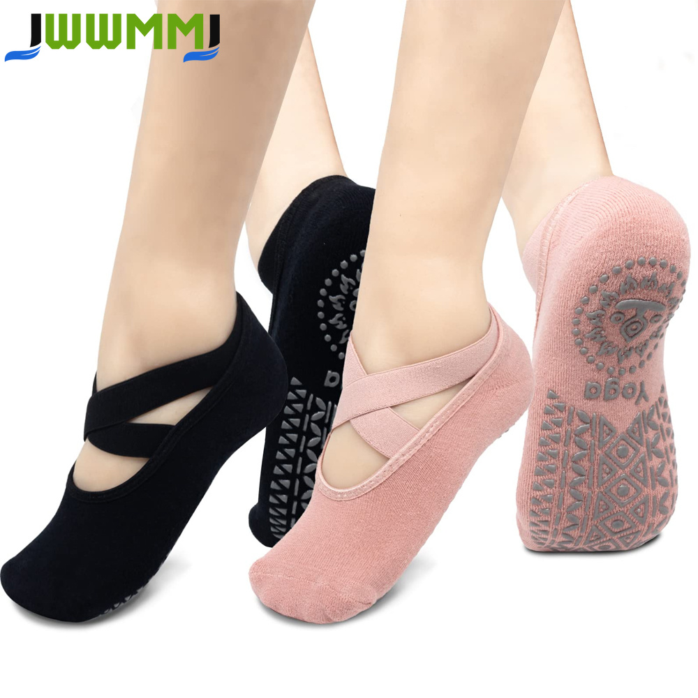 1Pair Yoga Socks for Women Non - Pilates Yoga Grip Socks 评论和价格