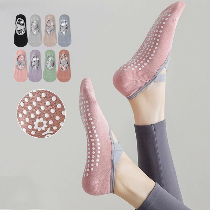 Breathable Towel Bottom Yoga S - Pilates Yoga Grip Socks 评论和价格