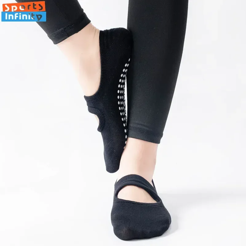 1pair EUR 35-42 Silicone Anti- - Pilates Yoga Grip Socks 评论和价格