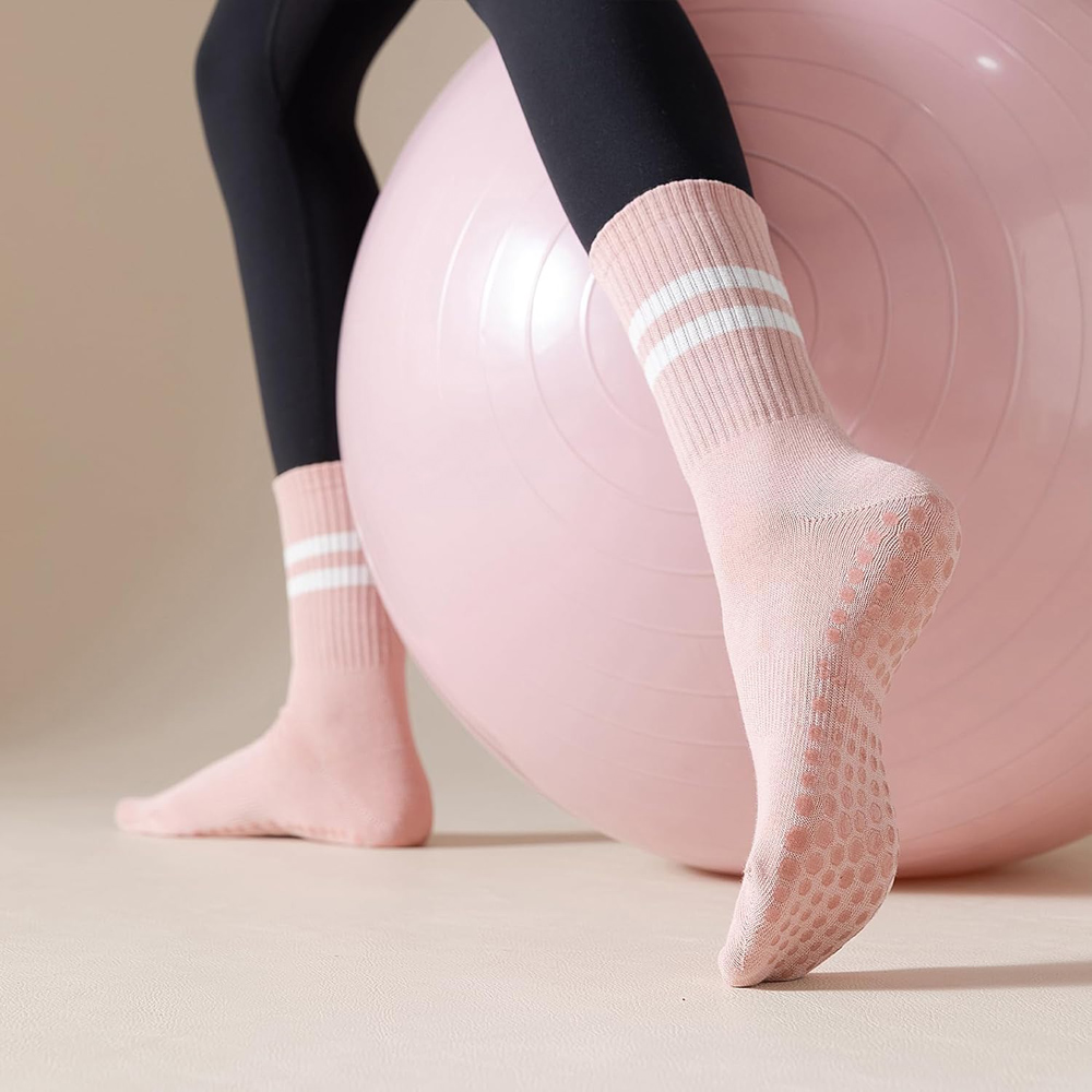 Yoga Pilates Socks with Grips  - Pilates Yoga Grip Socks 评论和价格