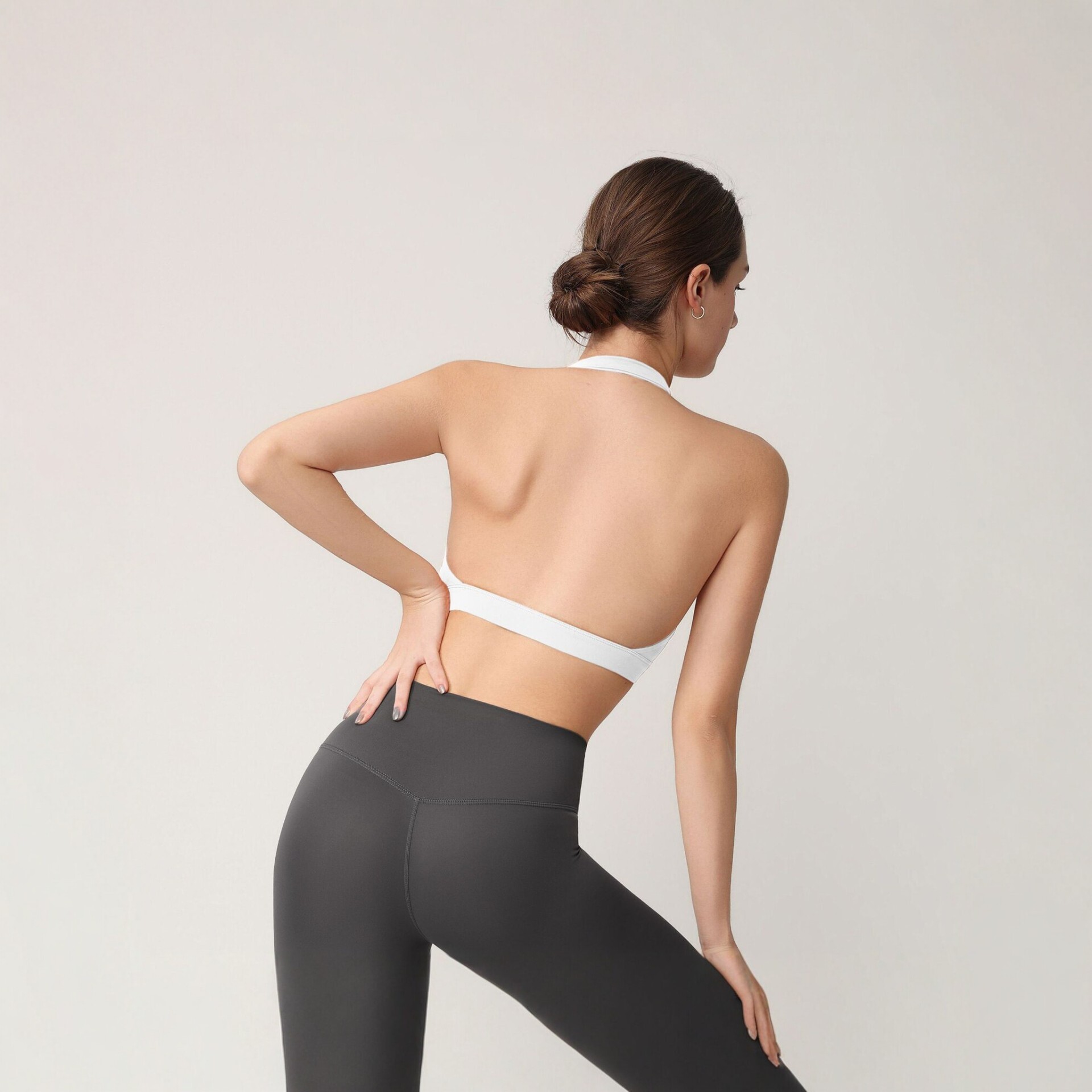 Women's Halter Sports Bra with - Pilates Yoga Top 评论和价格