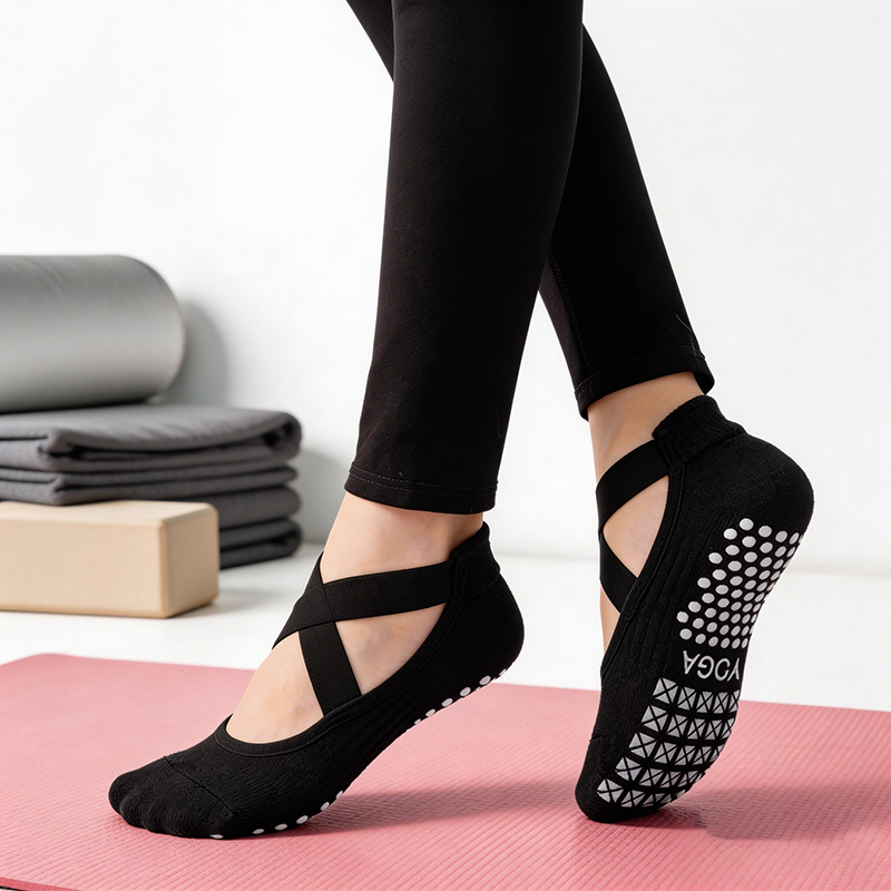 Women Non-Slip Yoga Socks Sili - Pilates Yoga Grip Socks 评论和价格
