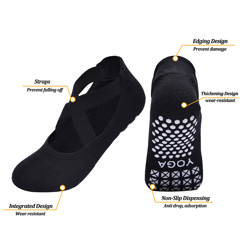 Women Non-Slip Yoga Socks Sili - Pilates Yoga Grip Socks 评论和价格