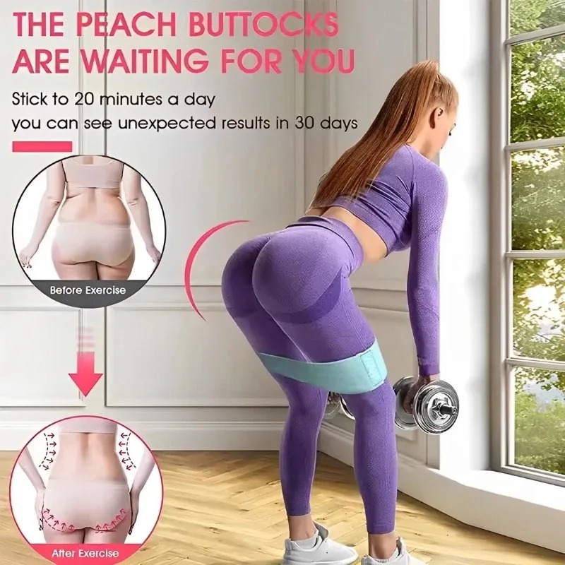 3Pcs Fabric Resistance Hip Boo - Pilates Yoga Board 评论和价格