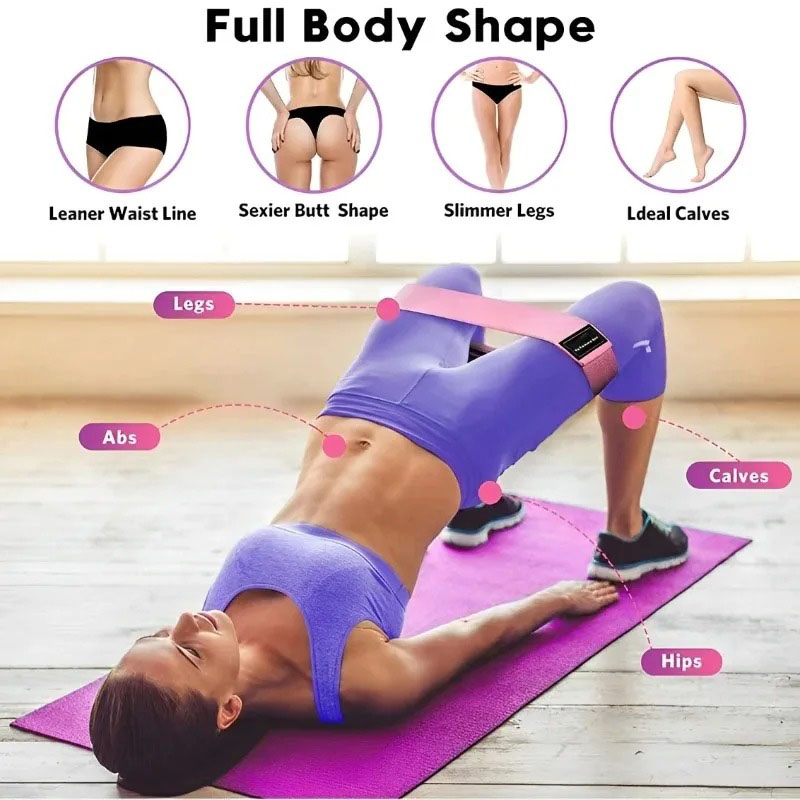 3Pcs Fabric Resistance Hip Boo - Pilates Yoga Board 评论和价格